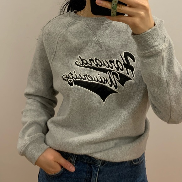 H&M Harvard Gray Sweatshirt XS - Picture 4 of 4